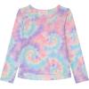 imageGirls Long Sleeve Fall Graphic Tops School Sports Tees 4 Pack Multiple Pattern TshirtsTiedy