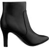 imageILLUDE Womens Fashion Ankle Boots Comfortable Pointed Toe Stiletto Bootie High Heels BootBlack Pu
