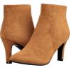 imageILLUDE Womens Fashion Ankle Boots Comfortable Pointed Toe Stiletto Bootie High Heels BootTan Suede