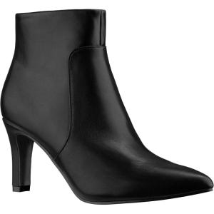 imageILLUDE Womens Fashion Ankle Boots Comfortable Pointed Toe Stiletto Bootie High Heels BootBlack Pu