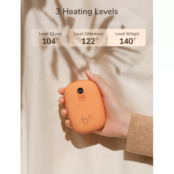 JISULIFE Hand Warmers Rechargeable Electric Reusable Hand WarmersPower Banks Pocket Warmers with LED Display Portable Hot Hands Hand Warmers for Outdoors Indoor Gifts for Men Women Mom Dad13500mAh