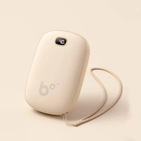 JISULIFE Hand Warmers Rechargeable Electric Reusable Hand WarmersPower Banks Pocket Warmers with LED Display Portable Hot Hands Hand Warmers for Outdoors Indoor Gifts for Men Women Mom Dad13500mAh