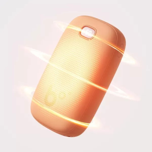 JISULIFE Hand Warmers Rechargeable with 9000mAh Backup Power Bank Electric Hand Heater Reusable Battery Operated Hand Warmer Winter for WomenMenCampingFishingHuntingWarm Orange