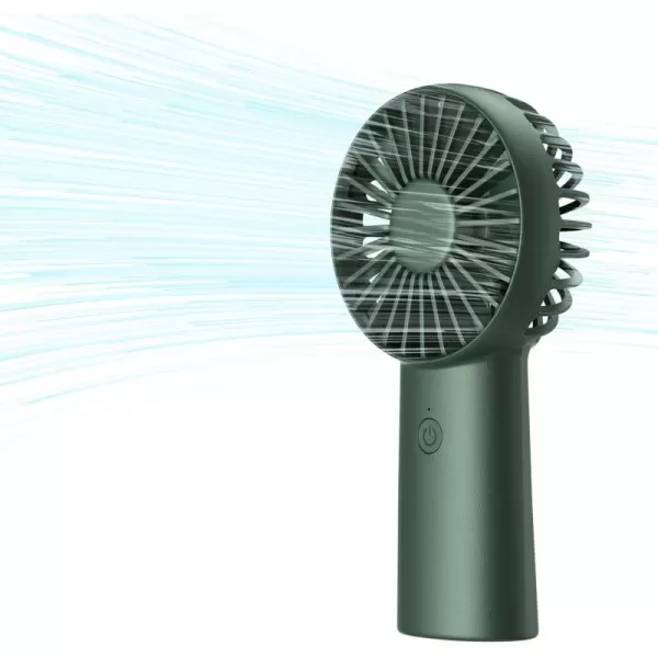 JISULIFE Handheld Fan 4000mAh Small Portable Fan Personal USB Rechargeable Pocket Fan 416H Working Time Battery Operated Hand Fan with 3 Speeds for OutdoorTravel Summer Gift for Women MenGreenGreen