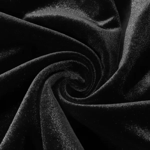 Noomelfish Girls 34 Sleeve Velvet Twirly Dress Casual Skater Dresses with Pockets 412 YearsBlack