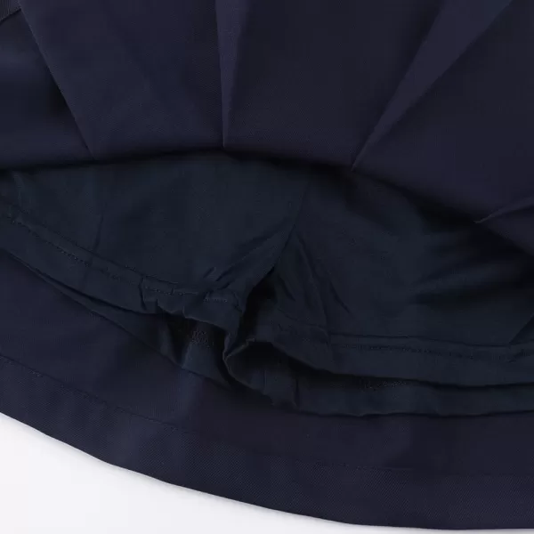 Noomelfish Girls Button Pleated Scooter Skirt School Uniform Skort 512 YearsNavy Blue