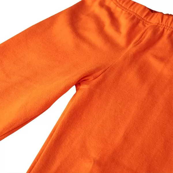 Noomelfish Girls Cotton Bow Stretch Leggings Kids Soft Ankle Length Tights Pants 412 YearsOrange