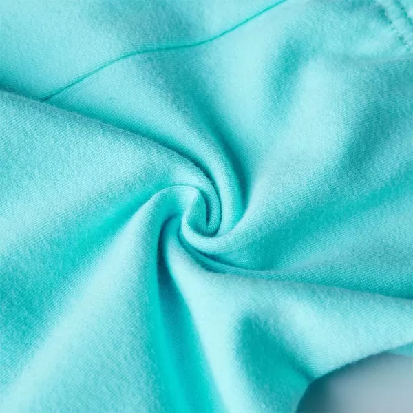 Noomelfish Girls Cotton Bow Stretch Leggings Kids Soft Ankle Length Tights Pants 412 YearsTurquoise