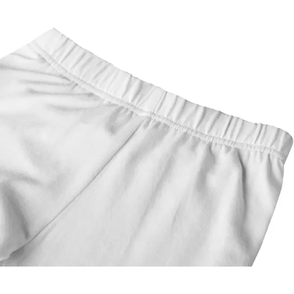 Noomelfish Girls Cotton Bow Stretch Leggings Kids Soft Ankle Length Tights Pants 412 YearsWhite