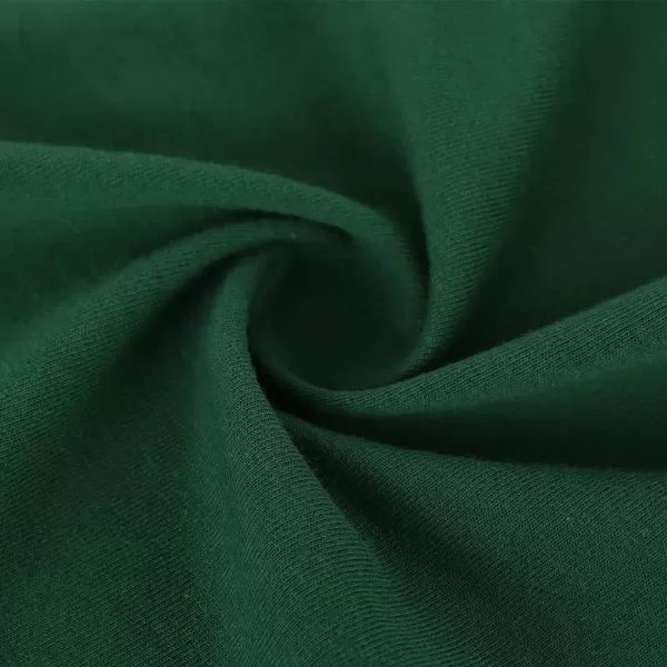 Noomelfish Girls Cotton Handkerchief Hem Twirl Skirt Mini Stretch Dance Skirts 512 YearsDark Green