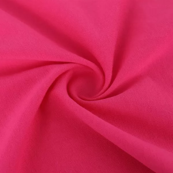 Noomelfish Girls Cotton Handkerchief Hem Twirl Skirt Mini Stretch Dance Skirts 512 YearsHot Pink