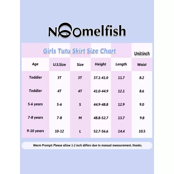 Noomelfish Girls Layered Tutu Skirt Ruffle Tiered Tulle Party Dance Skirts 310 YearsHot Pink
