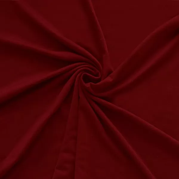Noomelfish Girls Long Sleeve Maxi Dress Solid Color Casual Long Dresses with Pockets 412 YearsBurgundy