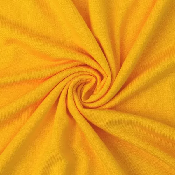 Noomelfish Girls Long Sleeve Maxi Dress Solid Color Casual Long Dresses with Pockets 412 YearsMustard