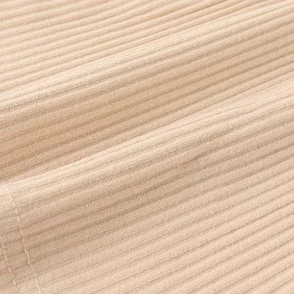 Noomelfish Girls Ribbed Flared Pants Cotton Ruffle Leggings Bell Bottoms 412 YearsKhaki