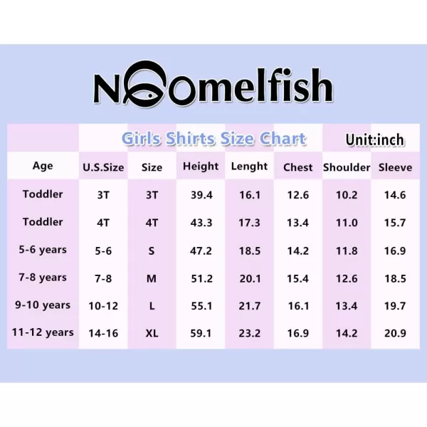 Noomelfish Girls Ruffle Heart TShirts Cute Long Sleeve Tee Tops 412 YearsRoyal Blue