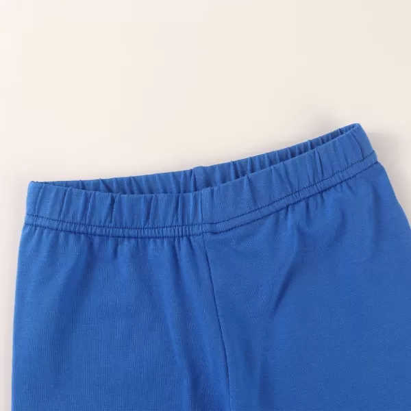 Noomelfish Girls Ruffle Leggings Tulle Bell Bottoms Flare Pants Trousers 310 YearsRoyal Blue