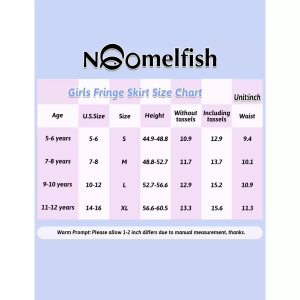Noomelfish Girls Suede Fringe Skirt Boho Tassel Layered Ruffle Skirt 512 YearsCoffee Brown