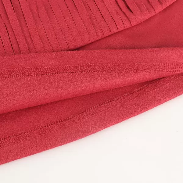Noomelfish Girls Suede Fringe Skirt Boho Tassel Layered Ruffle Skirt 512 YearsRed