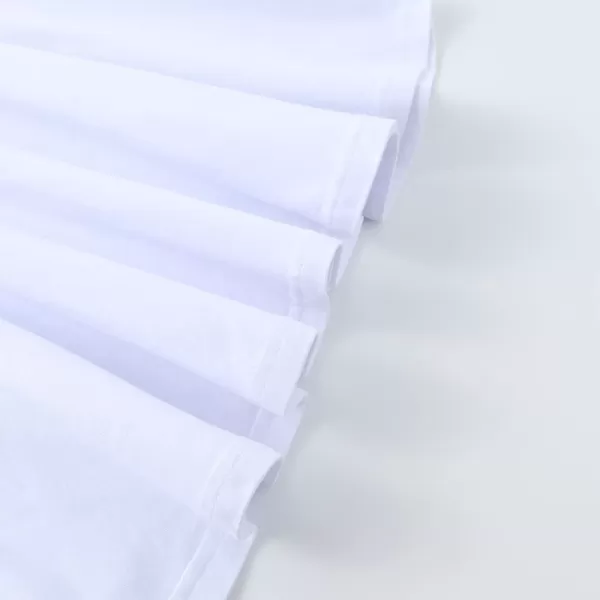 Noomelfish Girls Suspender Skater Skirt Stretchy Cotton Flared Overall Dress 512 YearsWhite