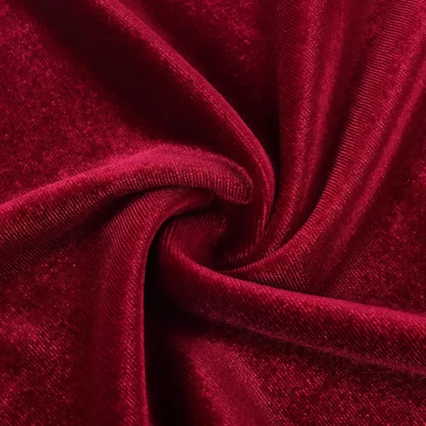 Noomelfish Girls Velvet Puff Long Sleeve Shirt Casual Solid Pleated Blouse Tops 512 YearsBurgundy
