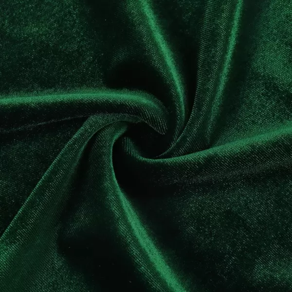 Noomelfish Girls Velvet Puff Long Sleeve Shirt Casual Solid Pleated Blouse Tops 512 YearsDark Green