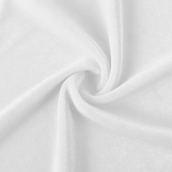 Noomelfish Girls Velvet Puff Long Sleeve Shirt Casual Solid Pleated Blouse Tops 512 YearsWhite