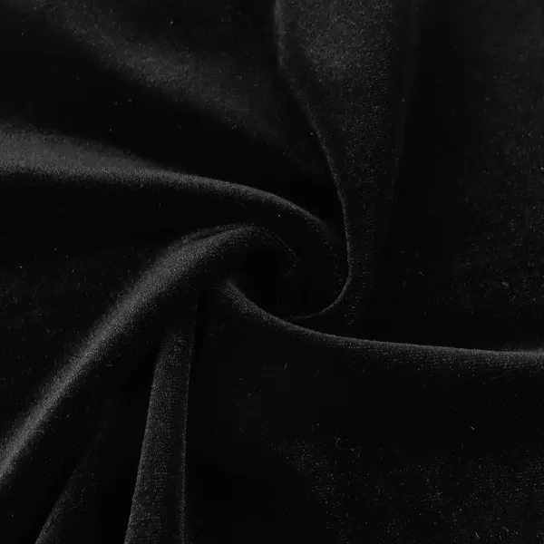 Noomelfish Girls Velvet Stretch Mini Flared Pleated Skater Skirt 412 YearsBlack