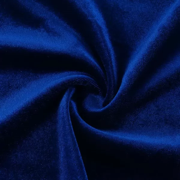 Noomelfish Girls Velvet Stretch Mini Flared Pleated Skater Skirt 412 YearsRoyal Blue
