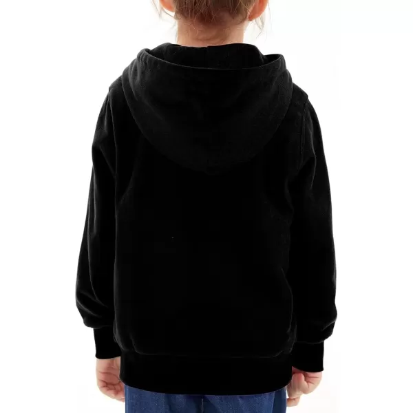 Noomelfish Girls Half Zip Hoodies Mock Neck Pullover Hooded Sweatshirts with Pockets 512 YearsBlack