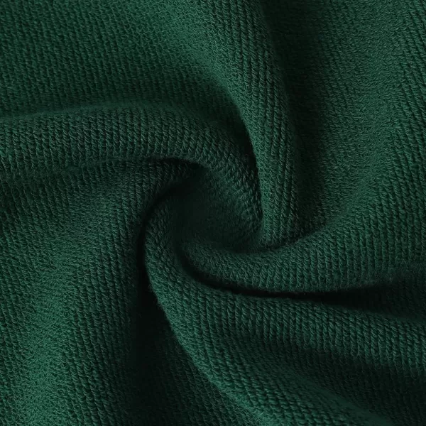 Noomelfish Girls Half Zip Hoodies Mock Neck Pullover Hooded Sweatshirts with Pockets 512 YearsDark Green