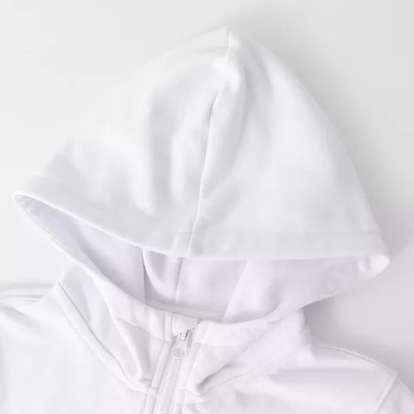 Noomelfish Girls Half Zip Hoodies Mock Neck Pullover Hooded Sweatshirts with Pockets 512 YearsWhite