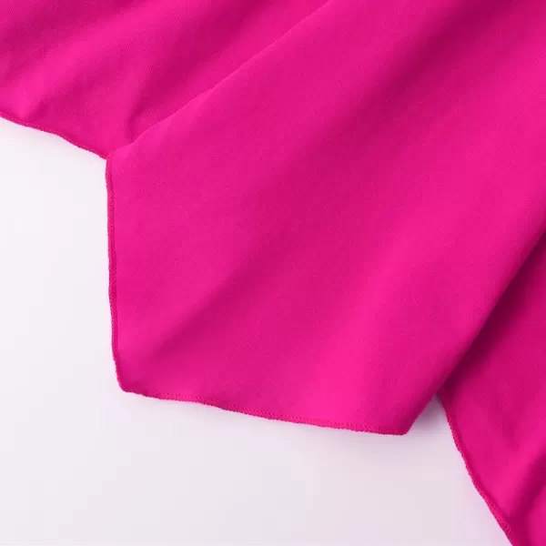 Noomelfish Girls Handkerchief Hem Twirl Dress Summer Cotton Sleeveless Skater Sundress 312 YearsHot Pink