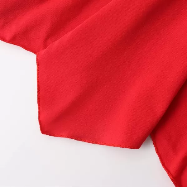 Noomelfish Girls Handkerchief Hem Twirl Dress Summer Cotton Sleeveless Skater Sundress 312 YearsRed
