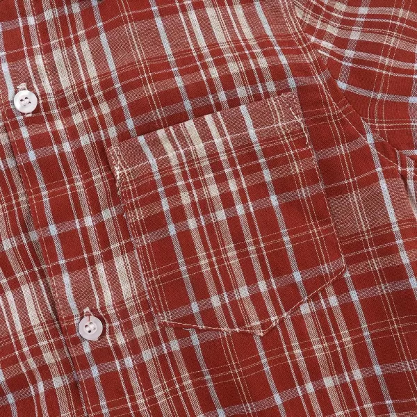 Noomelfish Girls Long Sleeve Button Down Shirt Tie Front Blouse Tops 512 YearsBurgundy Plaid