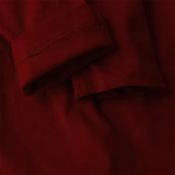 Noomelfish Girls Long Sleeve Tiered Dress Loose Flowy Ruffle Swing Dresses with Pockets 412 YearsBurgundy