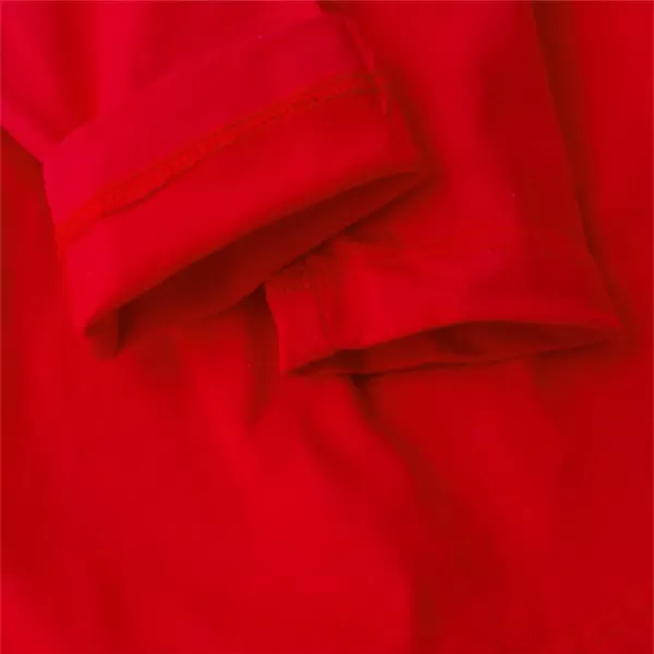 Noomelfish Girls Long Sleeve Tiered Dress Loose Flowy Ruffle Swing Dresses with Pockets 412 YearsRed