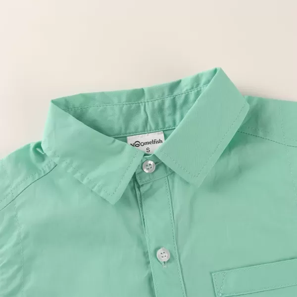 Noomelfish Girls Plaid Sleeveless Button Down Shirt Tie Knot Blouse Tank Tops 512 YearsLight Green