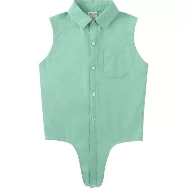 Noomelfish Girls Plaid Sleeveless Button Down Shirt Tie Knot Blouse Tank Tops 512 YearsLight Green