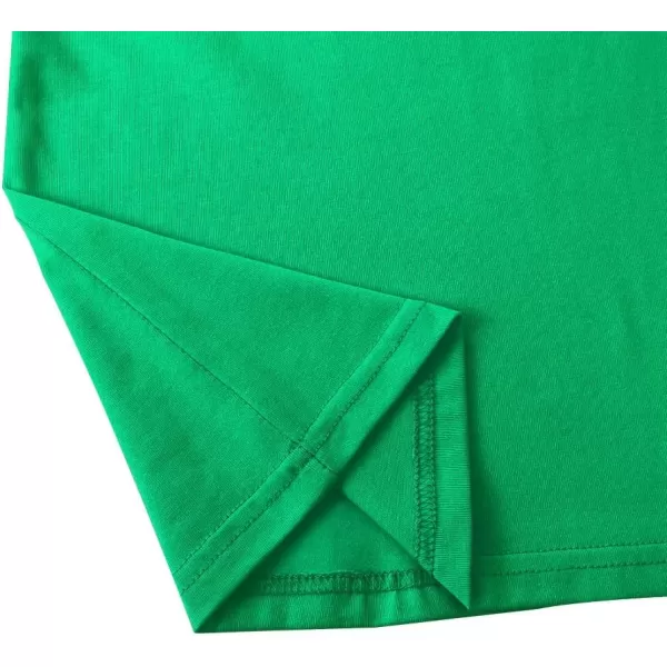 Noomelfish Girls Ruffle Short Sleeve TShirts Summer Casual Tee Tops Blouse 512 YearsGreen