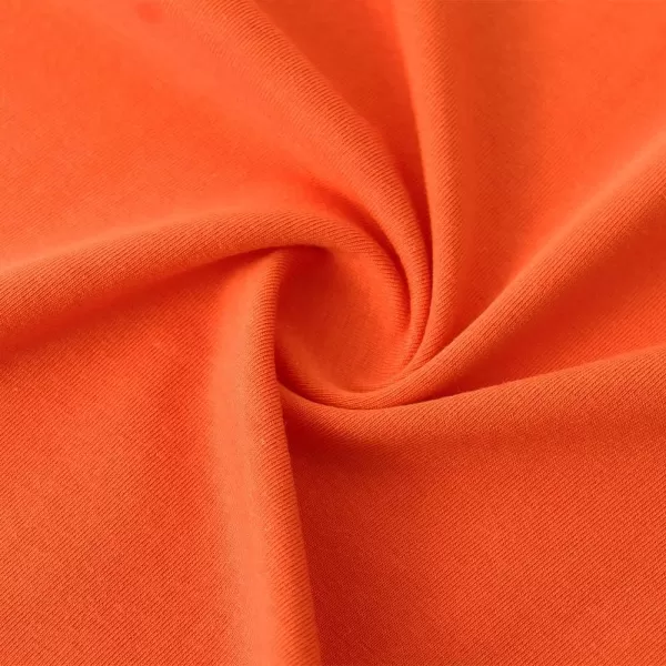 Noomelfish Girls Ruffle Short Sleeve TShirts Summer Casual Tee Tops Blouse 512 YearsOrange