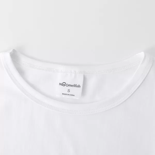 Noomelfish Girls Ruffle Short Sleeve TShirts Summer Casual Tee Tops Blouse 512 YearsWhite