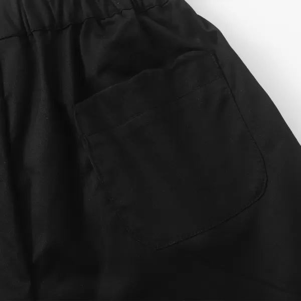 Noomelfish Girls Scalloped Stretch Twill Pull On Shorts with Pockets 512 YearsBlack