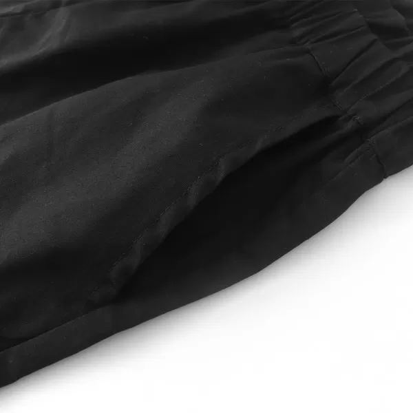 Noomelfish Girls Scalloped Stretch Twill Pull On Shorts with Pockets 512 YearsBlack