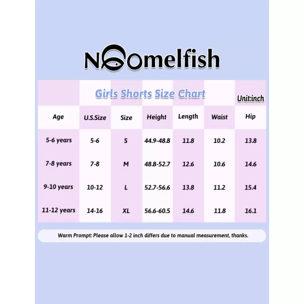 Noomelfish Girls Scalloped Stretch Twill Pull On Shorts with Pockets 512 YearsRed
