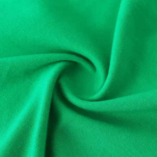 Noomelfish Girls Short Puff Sleeve Dress Summer Casual Knit Swing Twirl Skater Dresses with Pockets 212 YearsGreen