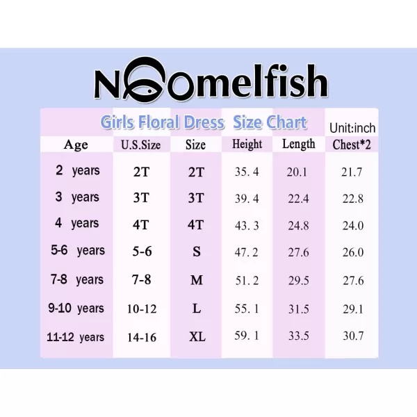 Noomelfish Girls Short Sleeve Floral Dress Casual Flower Printed Smocked Dresses 212 YearsPurpleGreen