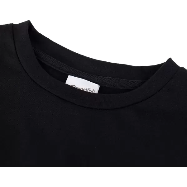 Noomelfish Girls Short Sleeve Fringe TShirts Soft Jersey Cotton Tee Tops 312 YearsBlack