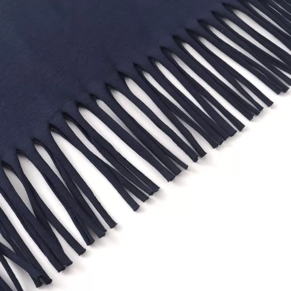 Noomelfish Girls Short Sleeve Fringe TShirts Soft Jersey Cotton Tee Tops 312 YearsNavy Blue