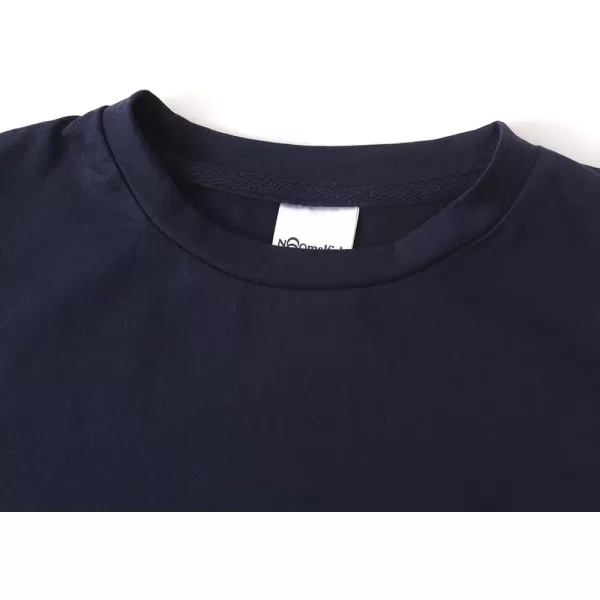 Noomelfish Girls Short Sleeve Fringe TShirts Soft Jersey Cotton Tee Tops 312 YearsNavy Blue